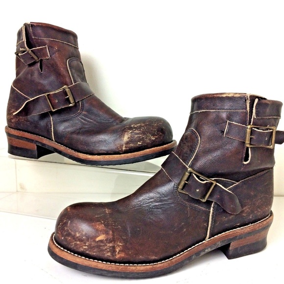 Freebird by Steven Other - Freebird by Steven Brown Leather Engineer Boots 9